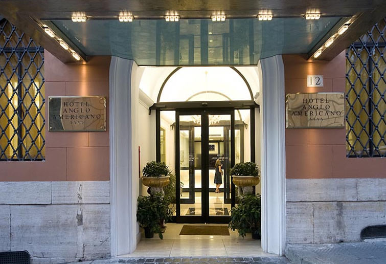 Hotel Anglo Americano Roma Exterior foto